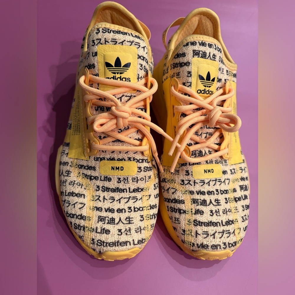 Bright yellow NMD_31 kids size 5.5, women’s 6.5